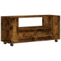 Mueble para TV madera de ingeniería roble ahumado 102x34,5x43cm en Muebles TV | Comprar online en Foro24