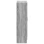 Armario de madera de ingeniería gris sonoma 82,5x30,5x115 cm en Librerías y estanterías | Comprar online en Foro24