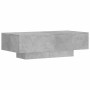 Mesa de centro madera de ingeniería gris hormigón 100x49,5x31cm