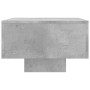 Mesa de centro madera de ingeniería gris hormigón 100x49,5x31cm