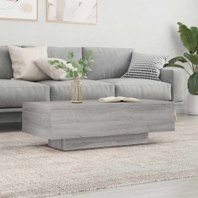 Mesa de centro madera de ingeniería gris Sonoma 100x49,5x31 cm Mesa de centro madera de ingeniería gris Sonoma 100x49,5x31 cm