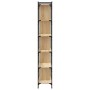 Librería 6 estantes madera ingeniería roble Sonoma 76x32x192 cm en Librerías y estanterías | Comprar online en Foro24