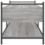 Mesa de centro madera de ingeniería gris Sonoma 99x50x50 cm en Mesas de centro | Comprar online en Foro24