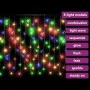 Eiszapfen-Lichtvorhang, 10 m, 400 farbige LEDs, 8 Funktionen von vidaXL, Weihnachtsbeleuchtung - Ref: Foro24-328915, Preis: 3...