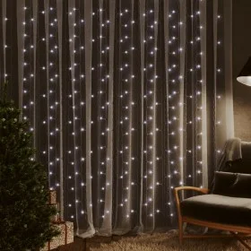 LED curtain lights 300 cold white LEDs 8 functions 3x3 m by vidaXL, Christmas lights - Ref: Foro24-328928, Price: 23,28 €, Di...