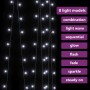 LED curtain lights 300 cold white LEDs 8 functions 3x3 m by vidaXL, Christmas lights - Ref: Foro24-328928, Price: 23,75 €, Di...