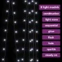 LED curtain lights 300 cold white LEDs 8 functions 3x3 m by vidaXL, Christmas lights - Ref: Foro24-328928, Price: 23,28 €, Di...