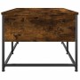 Mesa de centro madera de ingeniería roble ahumado 100x51x40 cm