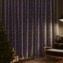 Eiszapfen-Vorhanglichter 3x3 m 300 blaue LEDs 8 Funktionen von vidaXL, Weihnachtsbeleuchtung - Ref: Foro24-328930, Preis: 20,...
