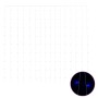 Eiszapfen-Vorhanglichter 3x3 m 300 blaue LEDs 8 Funktionen von vidaXL, Weihnachtsbeleuchtung - Ref: Foro24-328930, Preis: 21,...