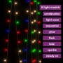 Lichtvorhang 3x3 m 300 farbige LEDs 8 Funktionen von vidaXL, Weihnachtsbeleuchtung - Ref: Foro24-328932, Preis: 23,90 €, Raba...
