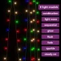 Light curtain 3x3 m 300 colored LEDs 8 functions by vidaXL, Christmas lights - Ref: Foro24-328932, Price: 23,43 €, Discount: %