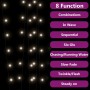 LED Solar Light Strips 2 Pcs Cool White Indoor/Outdoor by vidaXL, Christmas lights - Ref: Foro24-328948, Price: 36,41 €, Disc...