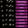 LED Solar Light Strips 2 Pcs Cool White Indoor/Outdoor by vidaXL, Christmas lights - Ref: Foro24-328948, Price: 35,66 €, Disc...