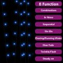 LED Solar Light Strips 2 Pcs Blue Indoor/Outdoor by vidaXL, Christmas lights - Ref: Foro24-328949, Price: 29,62 €, Discount: %