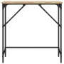 Mesa consola madera de ingeniería roble Sonoma 75x32x75 cm