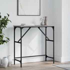 Mesa consola madera de ingeniería gris Sonoma 75x32x75 cm Mesa consola madera de ingeniería gris Sonoma 75x32x75 cm