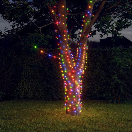 Tiras de luces solares LED 2 uds de colores interior/exterior de vidaXL, Luces de Navidad - Ref: Foro24-328950, Precio: 36,41...