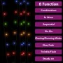2 pcs colorful indoor/outdoor LED solar lights strips by vidaXL, Christmas lights - Ref: Foro24-328950, Price: 30,65 €, Disco...