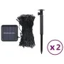 2 pcs colorful indoor/outdoor LED solar lights strips by vidaXL, Christmas lights - Ref: Foro24-328950, Price: 30,65 €, Disco...