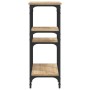 Mesa consola roble Sonoma 80x29x75 cm madera de ingeniería