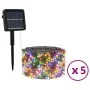 5 pcs colorful indoor/outdoor LED solar light strips by vidaXL, Christmas lights - Ref: Foro24-328954, Price: 63,13 €, Discou...