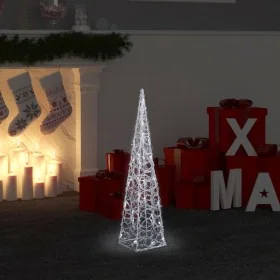 Cool white acrylic decorative LED light cone 60 cm by vidaXL, Christmas lights - Ref: Foro24-328956, Price: 36,68 €, Discount: %
