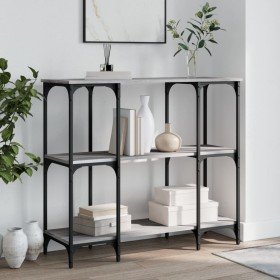 Mesa consola madera de ingeniería gris Sonoma 102x35x90 cm Mesa consola madera de ingeniería gris Sonoma 102x35x90 cm