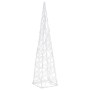 Kaltweißer dekorativer LED-Lichtkegel aus Acryl 60 cm von vidaXL, Weihnachtsbeleuchtung - Ref: Foro24-328956, Preis: 37,33 €,...
