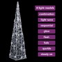 Cool white acrylic decorative LED light cone 60 cm by vidaXL, Christmas lights - Ref: Foro24-328956, Price: 37,33 €, Discount: %