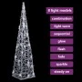 Cool white acrylic decorative LED light cone 60 cm by vidaXL, Christmas lights - Ref: Foro24-328956, Price: 36,68 €, Discount: %