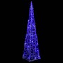 Cono de luz LED decorativo acrílico azul 60 cm de vidaXL, Luces de Navidad - Ref: Foro24-328957, Precio: 31,99 €, Descuento: %