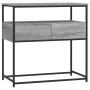 Mesa consola madera de ingeniería gris Sonoma 75x40x75 cm