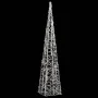 Cool white acrylic decorative LED light cone 90 cm by vidaXL, Christmas lights - Ref: Foro24-328960, Price: 27,79 €, Discount: %