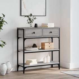 Mesa consola madera de ingeniería gris Sonoma 72,5x25x75 cm Mesa consola madera de ingeniería gris Sonoma 72,5x25x75 cm
