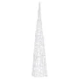 Cool white acrylic decorative LED light cone 90 cm by vidaXL, Christmas lights - Ref: Foro24-328960, Price: 27,79 €, Discount: %