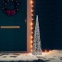 Cono de luz LED decorativo acrílico blanco frío 90 cm de vidaXL, Luces de Navidad - Ref: Foro24-328960, Precio: 28,04 €