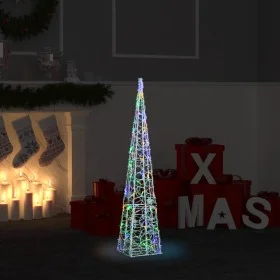 Multicolor acrylic decorative LED light cone 90 cm by vidaXL, Christmas lights - Ref: Foro24-328962, Price: 37,33 €, Discount: %
