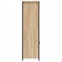 Aparador alto madera contrachapada roble Sonoma 62x36x121,5 cm
