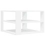 Mesa de centro madera de ingeniería blanco 59,5x59,5x40 cm