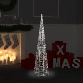 Cool white acrylic decorative LED light cone 120 cm by vidaXL, Christmas lights - Ref: Foro24-328964, Price: 49,11 €, Discoun...