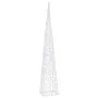 Cool white acrylic decorative LED light cone 120 cm by vidaXL, Christmas lights - Ref: Foro24-328964, Price: 49,08 €, Discoun...
