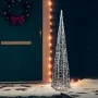 Cool white acrylic decorative LED light cone 120 cm by vidaXL, Christmas lights - Ref: Foro24-328964, Price: 49,08 €, Discoun...