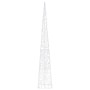 Cono de luz LED decorativo acrílico blanco frío 120 cm de vidaXL, Luces de Navidad - Ref: Foro24-328964, Precio: 49,71 €