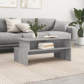 Mesa de centro madera de ingeniería gris Sonoma 90x55x42,5 cm Mesa de centro madera de ingeniería gris Sonoma 90x55x42,5 cm