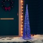 Cono de luz LED decorativo acrílico azul 120 cm de vidaXL, Luces de Navidad - Ref: Foro24-328965, Precio: 49,61 €