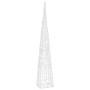 Cono de luz LED decorativo acrílico multicolor 120 cm de vidaXL, Luces de Navidad - Ref: Foro24-328966, Precio: 58,13 €