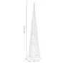 Multicolor acrylic decorative LED light cone 120 cm by vidaXL, Christmas lights - Ref: Foro24-328966, Price: 57,31 €, Discoun...