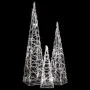 Cool white acrylic decorative LED light cone set 30/45/60cm by vidaXL, Christmas lights - Ref: Foro24-328968, Price: 54,12 €,...