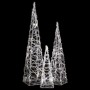 Set cono luz LED decorativo acrílico blanco frío 30/45/60cm de vidaXL, Luces de Navidad - Ref: Foro24-328968, Precio: 54,99 €...